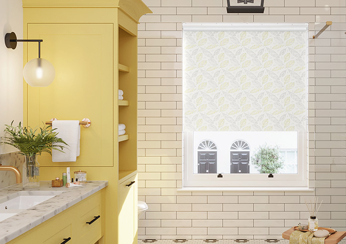 Falling Leaves, Yellow - Twist&Fit Roller Blind - Image 3